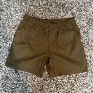 The North Face Men's Green Nylon Microfiber Athletic Shorts Drawstring L 7" NWOT